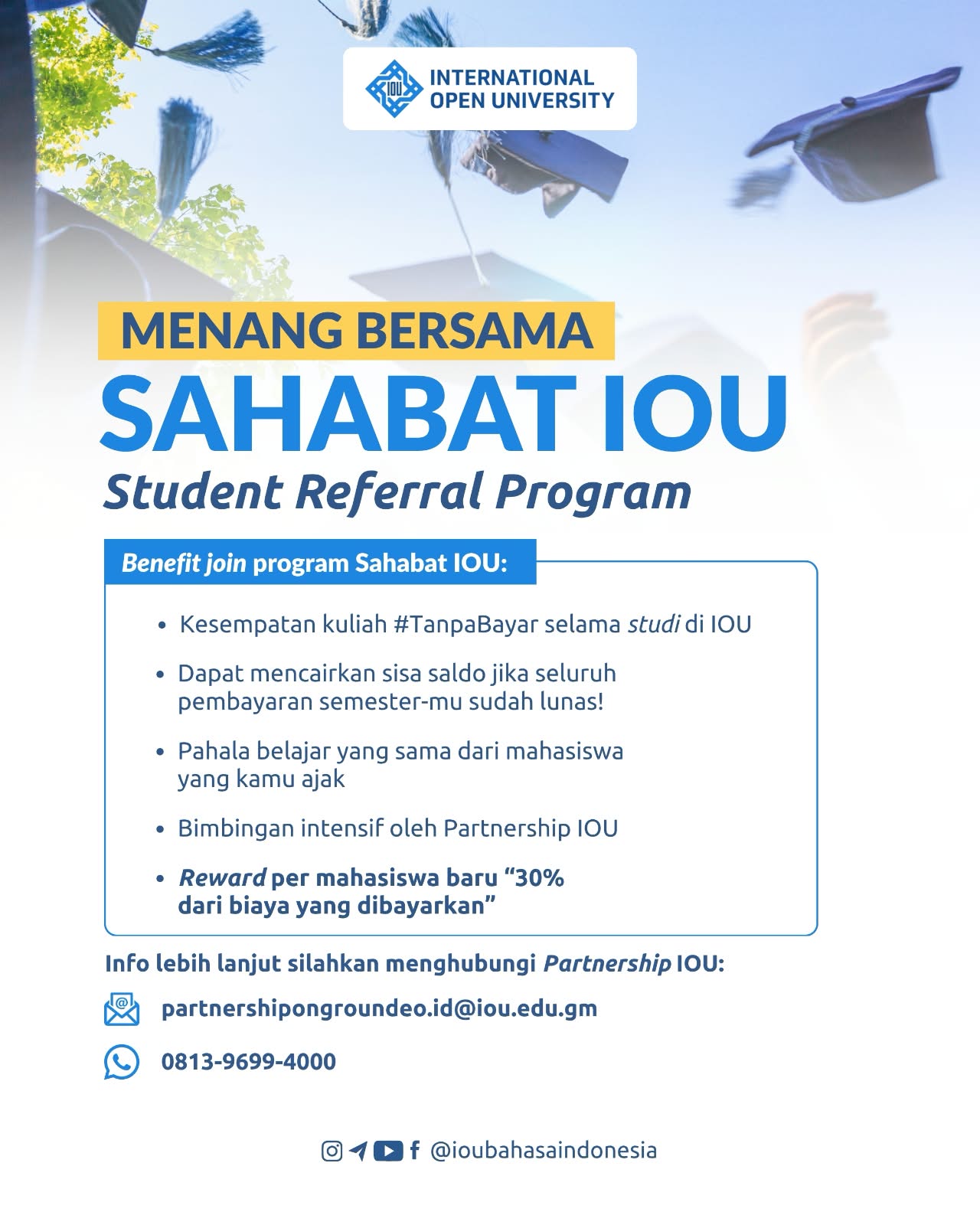 Student Referral Program IOU